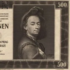 500 K bankovka Národní banky pro Čechy a Moravu, avers (1942)