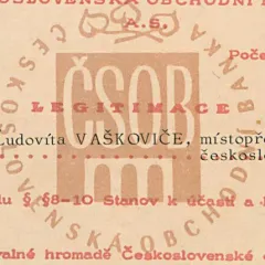 Legitimace pro IX. valnou hromadu Československé obchodní banky (1974)