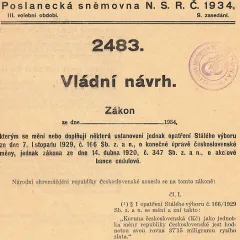 Vládní návrh zákona o devalvaci koruny (1934)